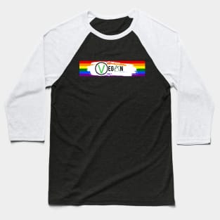 Vegan/Pride Baseball T-Shirt